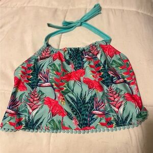 Swimsuit floral tankini, top only